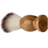 Brilhão de madeira de barbear escovas de rosto de nylon masculino de barba facial de limpeza de beleza doméstica Ferramentas limpas de 11 cm Drop Drop Home Garden Dh1gd