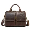 Evening Bags Travel Handbag Cross Section Male Package Genuine Leather Oblique Satchel Single Shoulder Luxury Designer High-quality