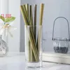 Boire des pailles bambou paille naturelle réutilisable de la protection de l'environnement