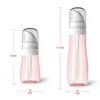 Opslagflessen 100 stcs/perceel 50 ml 100 ml PETG hoog transparante plastic spuitfles kleine parfum cosmetica lotion
