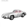 Figury zabawek akcji Maisto 1 18 Merenedes Benz 300 SLR Model Car Vintage Oryginalny symulacja Almulator Boy Boy Pojazdy Model Kolekcja Hobbies Prezenty L240402