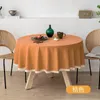 Table Cloth Linen Large Circular Tablecloth TPU Waterproof And Oil Resistant Fabric El Home Round Homestay U4E3967