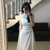 Robe de camisole blanche à la taille française avec un sentiment de luxe Nouvelle robe de fée de la nouvelle 2024 Summer Summer
