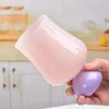 Wijnglazen Middle Ancient Cream Macaron Color Glass Creative Alien Goblet Huishouden Huishouden Single Layer Beverage Sap Milk Tea Cup