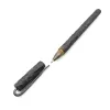 Outils en plein air Action Écriture Outils Edc Solid Brass Retro Retro Stone Grain Gel Ink Clip stylo Office Stationery Supplies