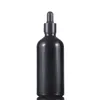 Bottiglie di vetro vuoto portatili all'ingrosso da 20 ml Contenitori liquidi per olio essenziale per olio essenziale ricaricabili con cappuccio nero 660pcs ZZ