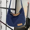 Bag Women Denim Messenger Lightweight Jeans Tote Large Capacity Versatile Shoulder Casual Soft Satchel