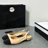 Slingbacks Kadın Sandal Tasarımcıları Bale Daireler Ayakkabı Balerin Sandalet Espadriller Tıknaz Yüksek Topuklu Terlik Pompaları Loafers Bayanlar Parti Gelinlik Ayakkabıları