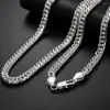 Chaines Largeur en gros de 6 mm Chaîne 925 Colliers en argent sterling pour femmes hommes charme de bijoux de bijoux de mariage 50/55 / 60cm