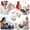 Schwangere Kissen zum schlafenden Bauch unterstützen Schwangere Kissen Lendenkissen bequemer ergonomisches Mutterschaftskissen Schwangerschaft 240322