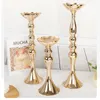 Candele 51 cm VASO DI FLOWER VASE EURIENE CENTRA CENTRO CENTRO CENTRO PROP PROP METALE CANDLESTICK DEI DECIFICA