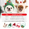 Appareils pour chiens Supplies 2024 Caps Holiday Noël Noël Small Party Ornaments Pet Cosplay Santa Costume Cat Hat Cat Puppy