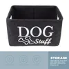 Hundkläder Toy Storage Basket Pet Box Bin Toys Baskets Arrangör Filt Container Valp Tillbehör Fodral stora saker Kubtyghundar