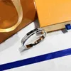 Charm Armband Classic S Women Bangle Luxury Designer Jewelry Crystal 18K Gold Plated 925 Silver Plated rostfritt stål RS Gift Bangles Mens S317 L46