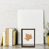 Frames Po Frame Simple Wooden Picture Chic Glass Desktop Holder Dried Flower Display Home Office