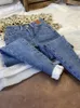 Jeans femminile magro magro inverno da donna inverno rivestite rivestite sline addensano pantaloni a matita in denim moda femmini