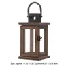 Bougeoirs Bougettes Vintage Hanging Lantern Wood Balcon de Balcon