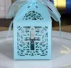 Gift Wrap 50pcs Paper Laser Cut Crucifix Christening Baptism Favor Wedding Box Easter Decoration Small Bags