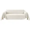 Pokrywa krzesła Corduroy stały kolor Wodoodporny jednopieczne sofa poduszki pełna pokrywka Four Seasons Universal