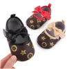 First Walkers Baby Shoes Leatat Newborn Girl Butterfly Knot Princess for Girls Soft Soled Flats Moccasins drop Drop