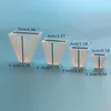 Pişirme Kalıpları 4 PCS Takı Araçları Silikon Reçine Zanaat DIY Piramit Meydanı Geometrik Kolye Fondan Kek Kalıp