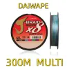 Линии Daiwape 500M Japan Pe Line Color Green PE Rishing Line Subline Морская рыбацкая лодка Рыбалка Сильное напряжение