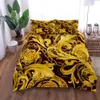 European Style Baroque Pattern Lion Duvet Cover Set King Queen Double Full Twin Single Size Bed Linen Set 240401