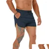 Underpants Mens Boxer Shorts Running Underwear Sports Male Quick Drying Cuecas Men Jogging Gym Drop Delivery Dhbax