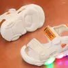 First Walkers 2024 zomer 0-3 jaar oude kindersandalen zachte zool anti slip wandelschoenen voor jongens en meisjes baby