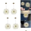 Chandeliers Crystal Chandelier Decorative Firework For Hallway Living Room Drop Delivery Dhp8W