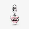 Nuevos regalos del Día de la Madre del 2024 con pulseras de diseñador de caja original para mujeres Fit Pandoras Materny Joy Charm Set Collar de pulsera Amor Heart Heart Dangle Jewelry