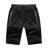 Short masculin Summer Loisures Pantalons confortables Sports respirants minces à domicile