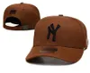 Emmer hoed luxe ontwerper dames heren honkbal capmen modeontwerp honkbal cap honkbal team brief 23 kleuren unisex visbrief hoeden tx n1-24