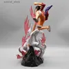 Action Toy Figures 29cm One Piece Figures Luffy Nika Anime Figures Luffy Gear 2 Figure d'action PVC GK Statue Figurine Model Collection Doll Collection Toy Gift L240402