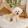 Dog Apparel Button Closure Pet Jacket Korean Style Clothes Cozy Comfortable Thickened Cotton Clothing For Cats Puppies Small Dogs