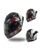 Jiekai Motorcycle Racing Personality Helmet Four Seasons Мужчины и женщины двойной линз Full Helmet5430048