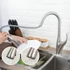 Mutfak muslukları musluk çeken paslanmaz çelik fırçalanmış/siyah lavabo 360 döner soğuk su karıştırıcı musluk turneira