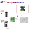 Komórki doorowe Multiate Connector do domu RVV4 PRZEWODNE DORNEGO Drzwi wideo System wejścia do interkomu 1 Monitor 24pc