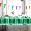 Table Cloth 2 Pcs Sports Themed Tablecloths Football Decorations For Parties Covers Party Pe Disposable