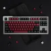 Accessoires Keycaps GMK 150 Clé Double Shot MSA Profile Keycaps Minimaliste WOB Black / White / Red / Pink / Green / Bow pour MX Mechanical Keyboard Cap