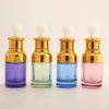 Storage Bottles 5pcs/lot 20ml 30ml Empty Colour Round Glass Eye Dropper Perfume 1oz Transparent Vials