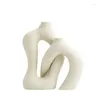 Vasi Ceramic Vase Set Combo Premium Feeling Soggiorno Armadietto TV Entry Decorazioni morbide Ornamento Casa semplice per i fiori