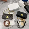 Fashion Womens Bag Designer handbag New Versatile Chain Small Square bag classic luxury Single Shoulder Underarm Double Strap Crossbody bag
