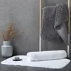 Tappetini da bagno tappetino da bagno in cotone tela asciugamano el casa tappeti ispessiti e tappeti grigi zoccoli bianchi anti -slip pavimento