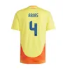 24 25 Colombia James Soccer Jerseys Kids Kit 2025 Columbia National Team Football Shirt Fans Player Camisetas 2024 Copa America D.Valoyes Arango C. Chucho Cuadrado