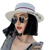 Sombreros de borde anchos Summer Sol Fashion Fashion Girl Girl Bow Beach Playa Ocio