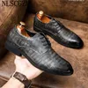 Dress Shoes Leather Men Formal Oxford Italian Elevator For Office 2024 Sapatos Sociais Masculino Zapatos