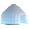 Tente de dôme gonflable à l'Oxford LED personnalisée avec sauteuse à air pop-up igloo house ballon yourt pour événement / fête livraison aérienne gratuite