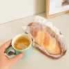 Tasses 10pcs paniers à pain aliments servant imitation rotin tissé pour restaurant de cuisine