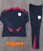 2024 Men+Kids National Team Bellingham Saka Kane Tracksuits 24 25 Virgil Memphis Training Suit Ronaldo B.Fernandes Jogging Equipment Player Version Version